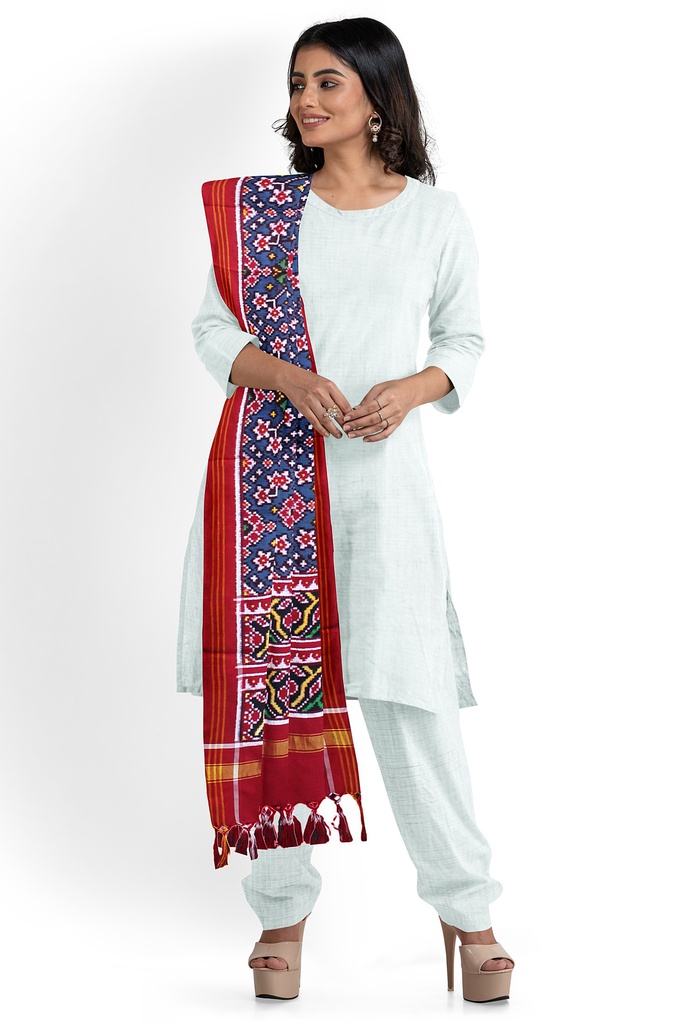 Handwoven Double Ikat Patola Dupatta