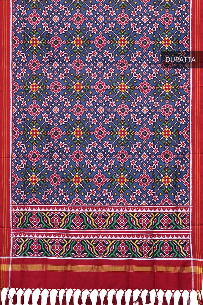 Handwoven Double Ikat Patola Dupatta