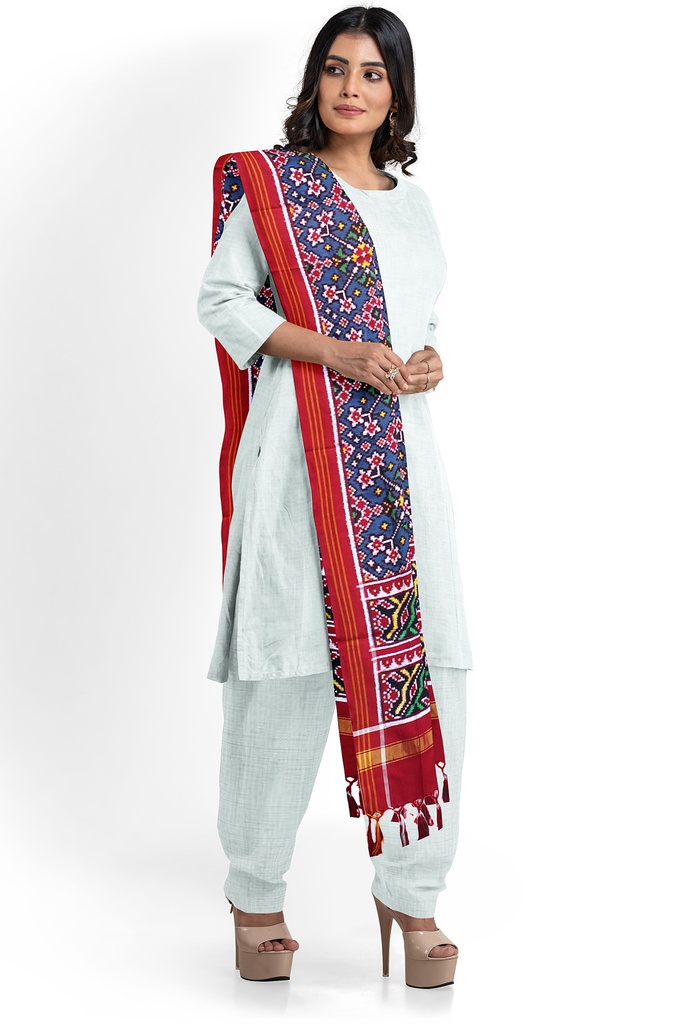 Handwoven Double Ikat Patola Dupatta