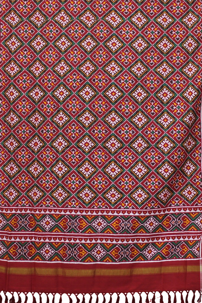 Handwoven Double Ikat Patola Dupatta