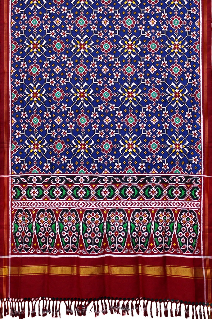 Handwoven Double Ikat Patola Dupatta