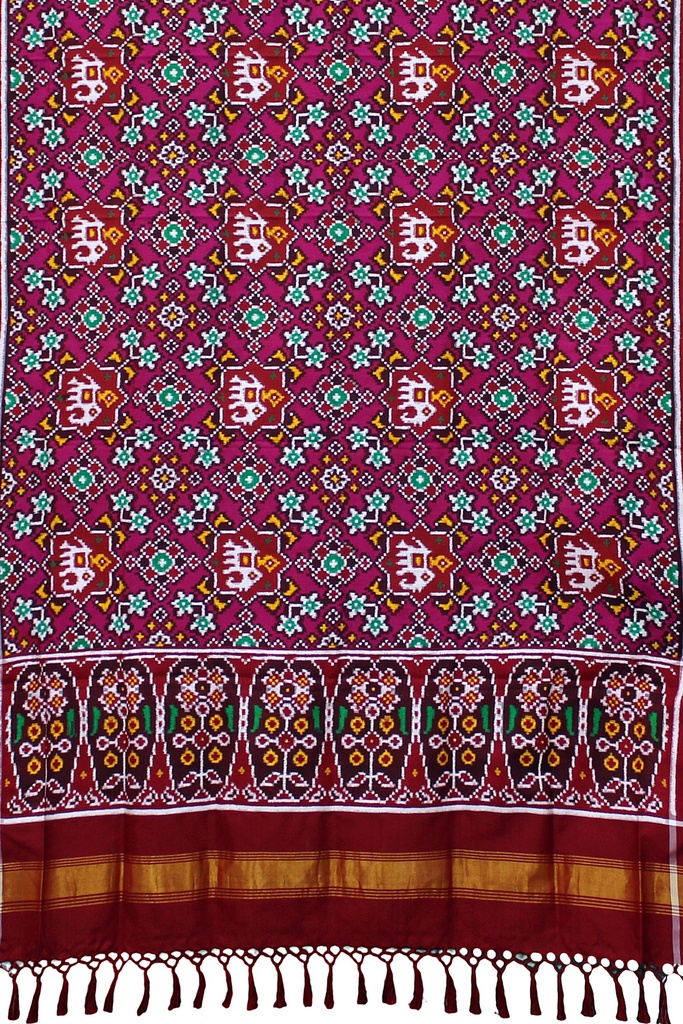 Handwoven Double Ikat Patola Dupatta