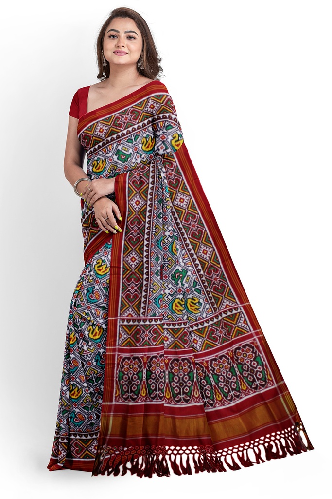 Handloom Double Ikat Silk Patola Saree