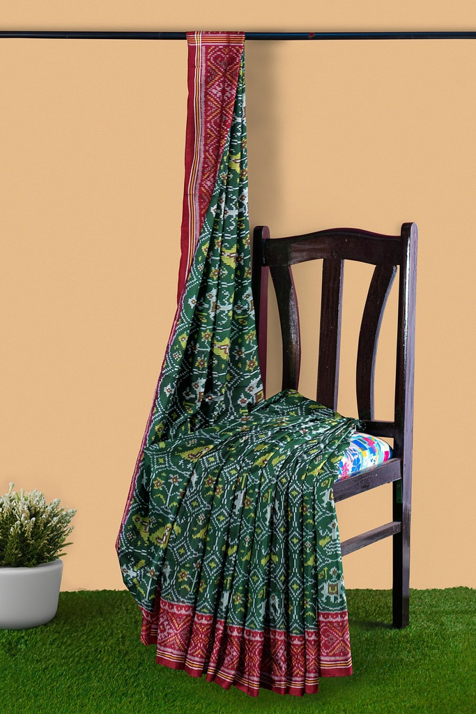 Handloom Single Ikat Silk Patola Saree