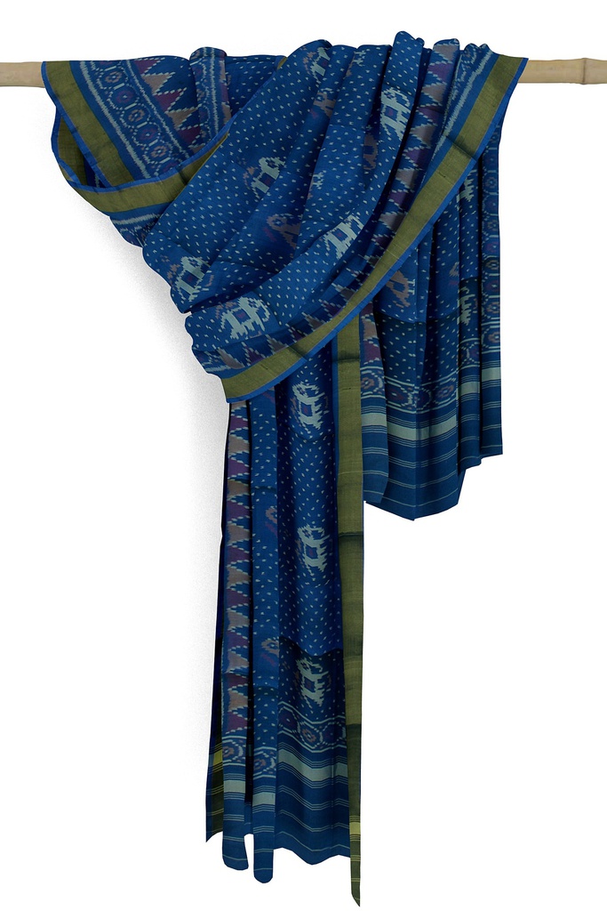 Handloom Single Ikat Patola Silk Dupatta