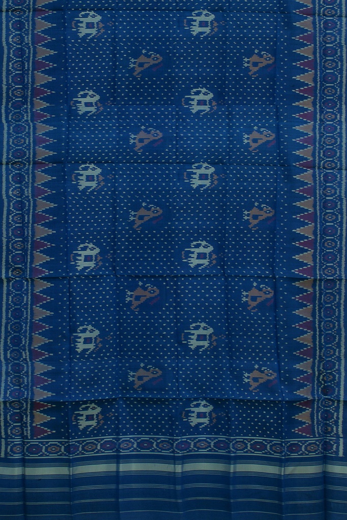 Handloom Single Ikat Patola Silk Dupatta