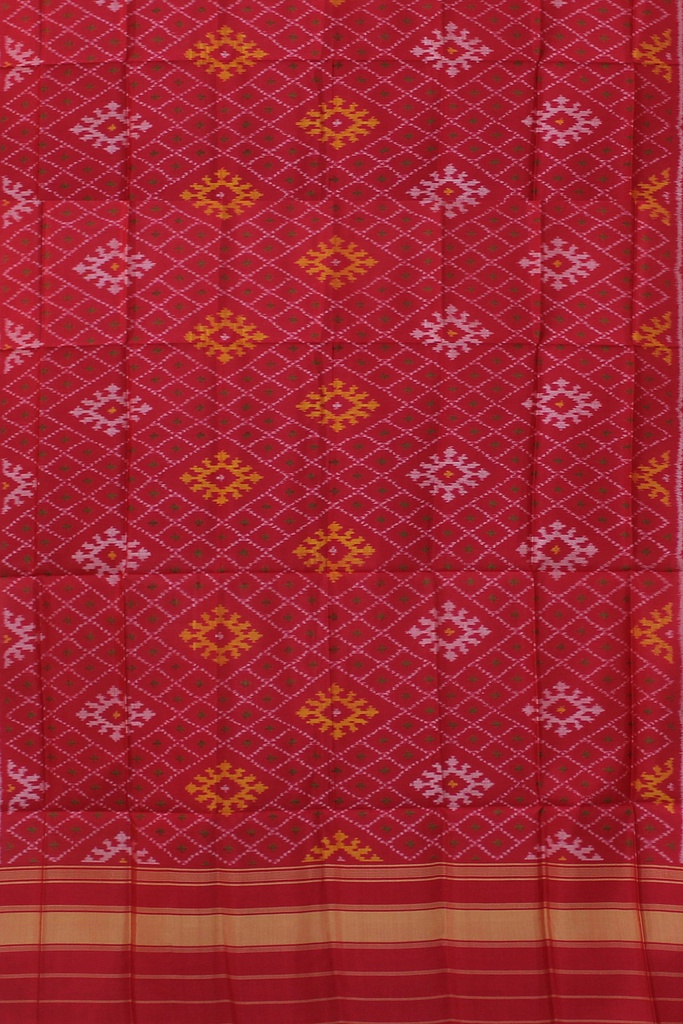 Handloom Single Ikat Patola Silk Dupatta