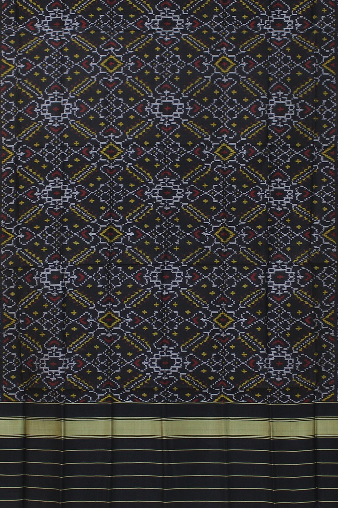 Handloom Single Ikat Patola Silk Dupatta