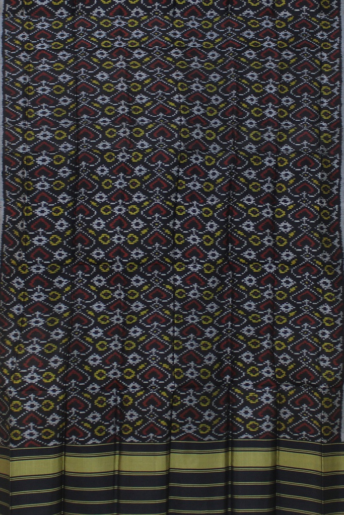 Handloom Single Ikat Patola Silk Dupatta
