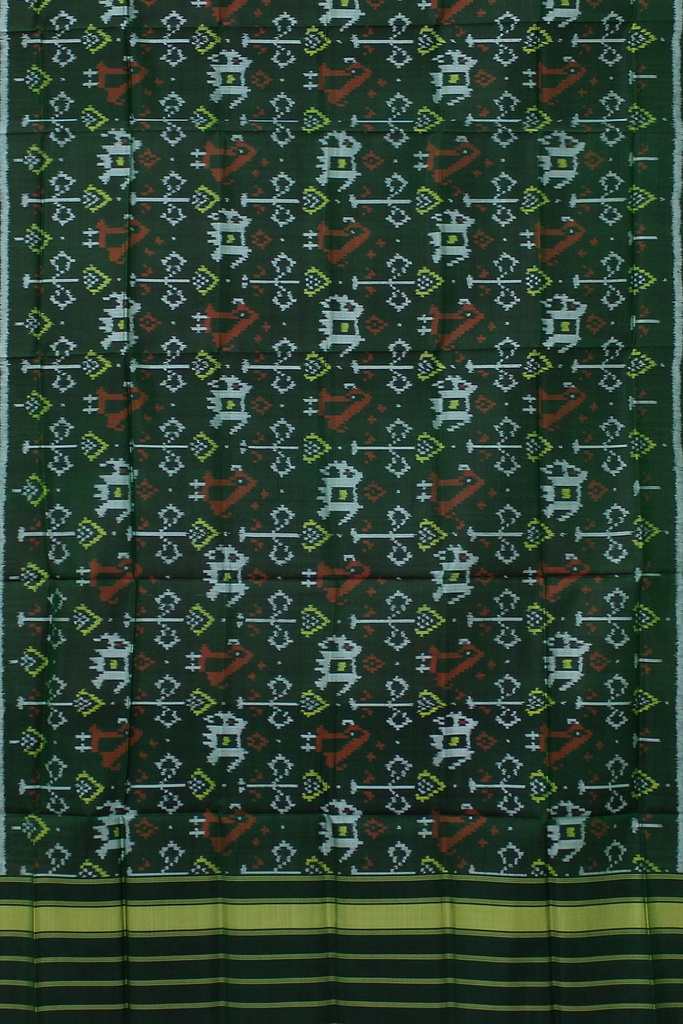 Handloom Single Ikat Patola Silk Dupatta