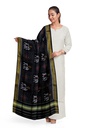 Handloom Single Ikat Patola Silk Dupatta