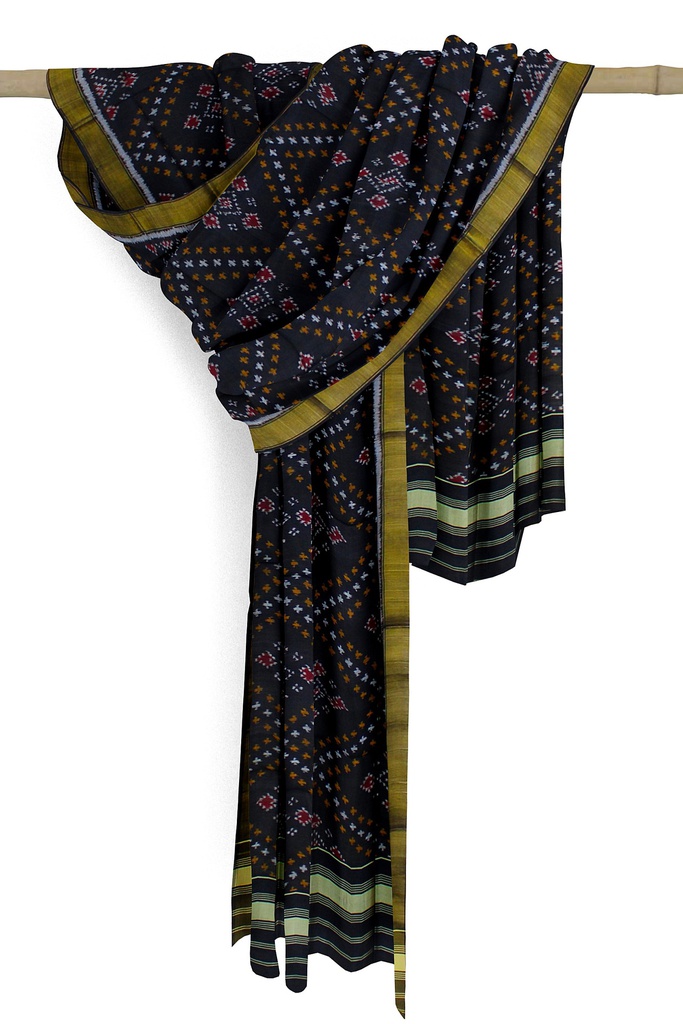 Handloom Single Ikat Patola Silk Dupatta