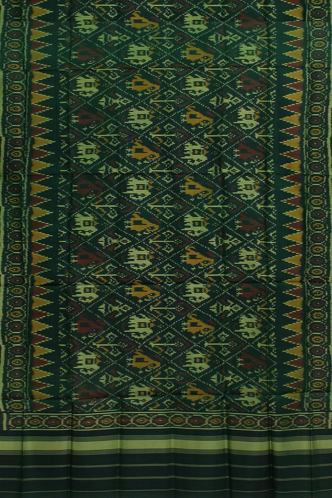 Handloom Single Ikat Patola Silk Dupatta
