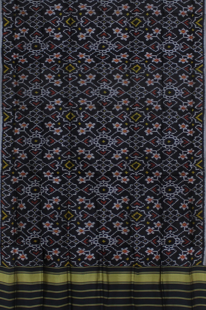Handloom Single Ikat Patola Silk Dupatta