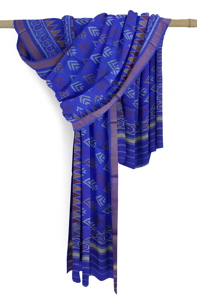 Handloom Single Ikat Patola Silk Dupatta
