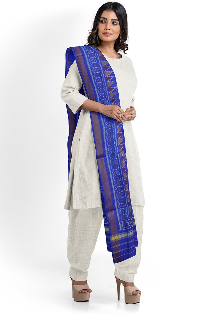Handloom Single Ikat Patola Silk Dupatta