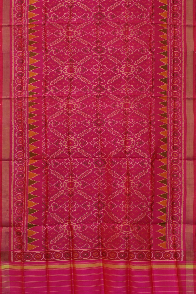 Handloom Single Ikat Patola Silk Dupatta