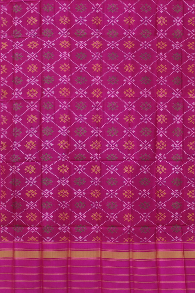Handloom Single Ikat Patola Silk Dupatta