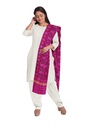 Handloom Single Ikat Patola Silk Dupatta