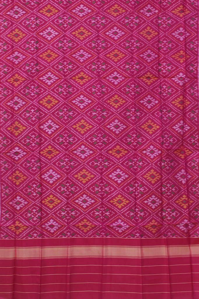 Handloom Single Ikat Patola Silk Dupatta