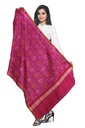 Handloom Single Ikat Patola Silk Dupatta