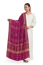 Handloom Single Ikat Patola Silk Dupatta