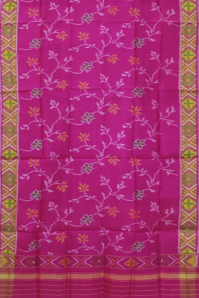 Handloom Single Ikat Patola Silk Dupatta