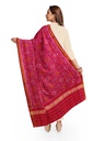 Handloom Single Ikat Patola Silk Dupatta