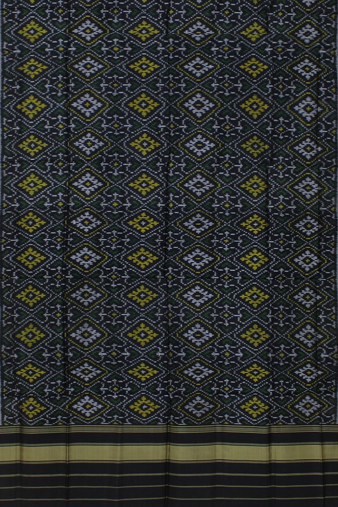 Handloom Single Ikat Patola Silk Dupatta