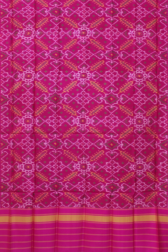 Handloom Single Ikat Patola Silk Dupatta