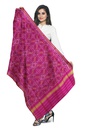 Handloom Single Ikat Patola Silk Dupatta