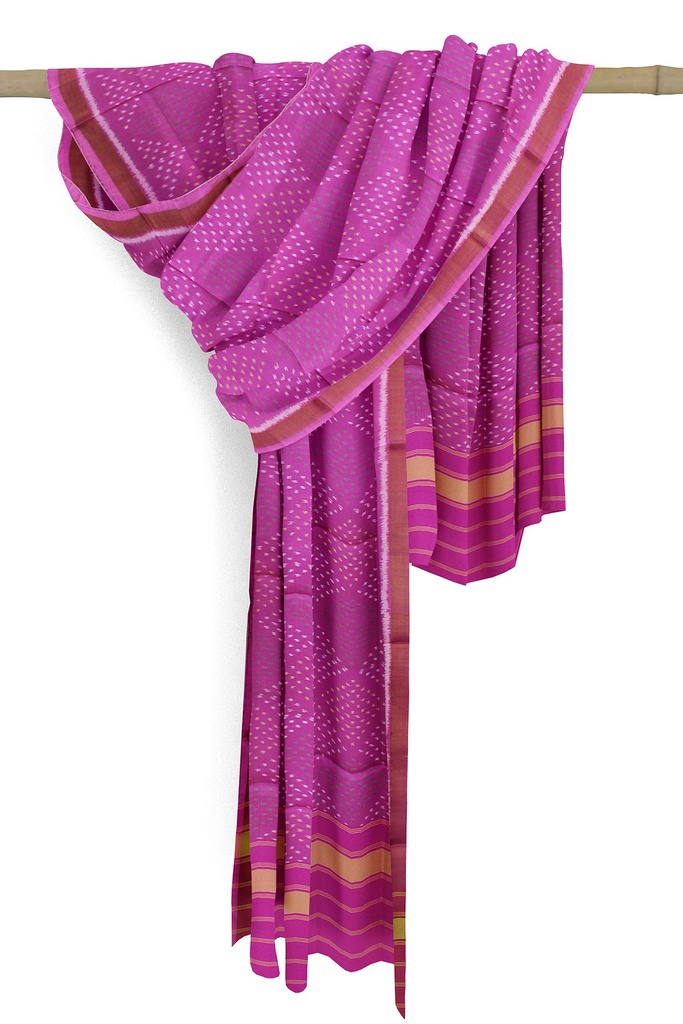 Handloom Single Ikat Patola Silk Dupatta
