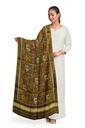 Handloom Single Ikat Patola Silk Dupatta