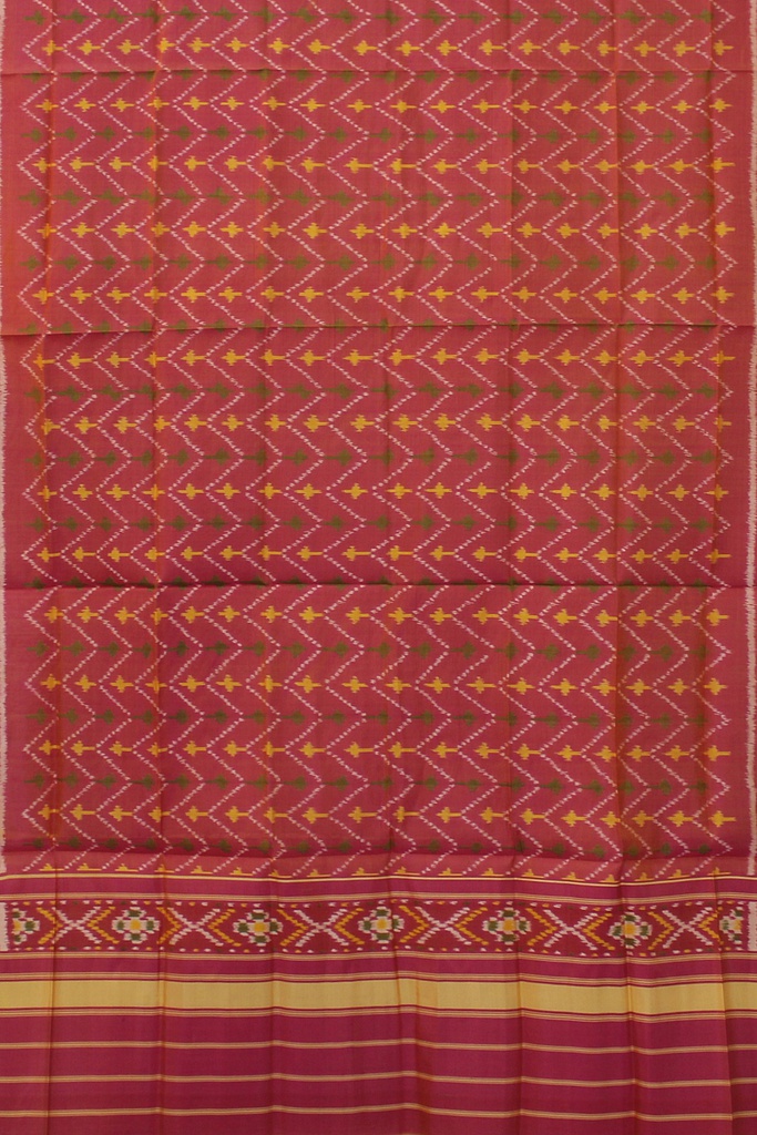 Handloom Single Ikat Patola Silk Dupatta