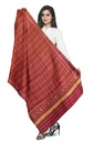 Handloom Single Ikat Patola Silk Dupatta