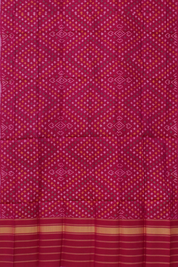 Handloom Single Ikat Patola Silk Dupatta