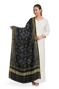 Handloom Single Ikat Patola Silk Dupatta