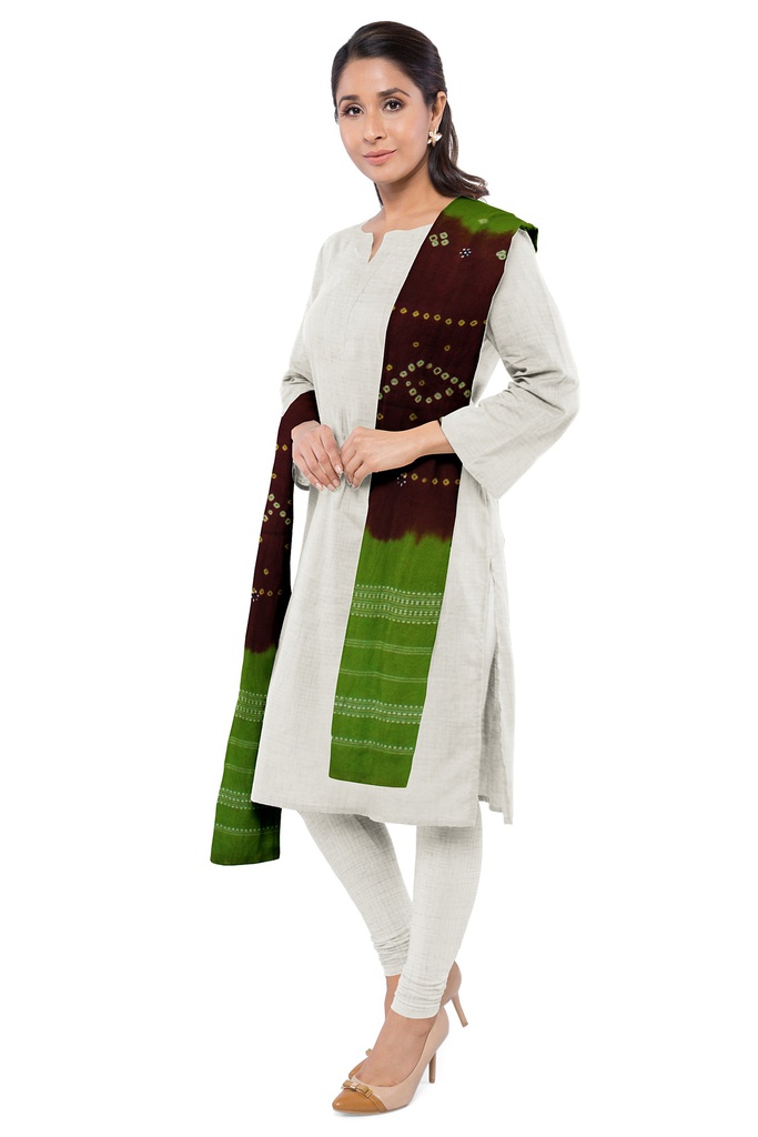 Bandhani Woolen Handwoven Shawl