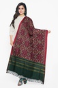 Handwoven Cotton Silk Tangaliya Ikat Dupatta