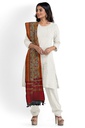 Handwoven Cotton Silk Tangaliya Ikat Dupatta