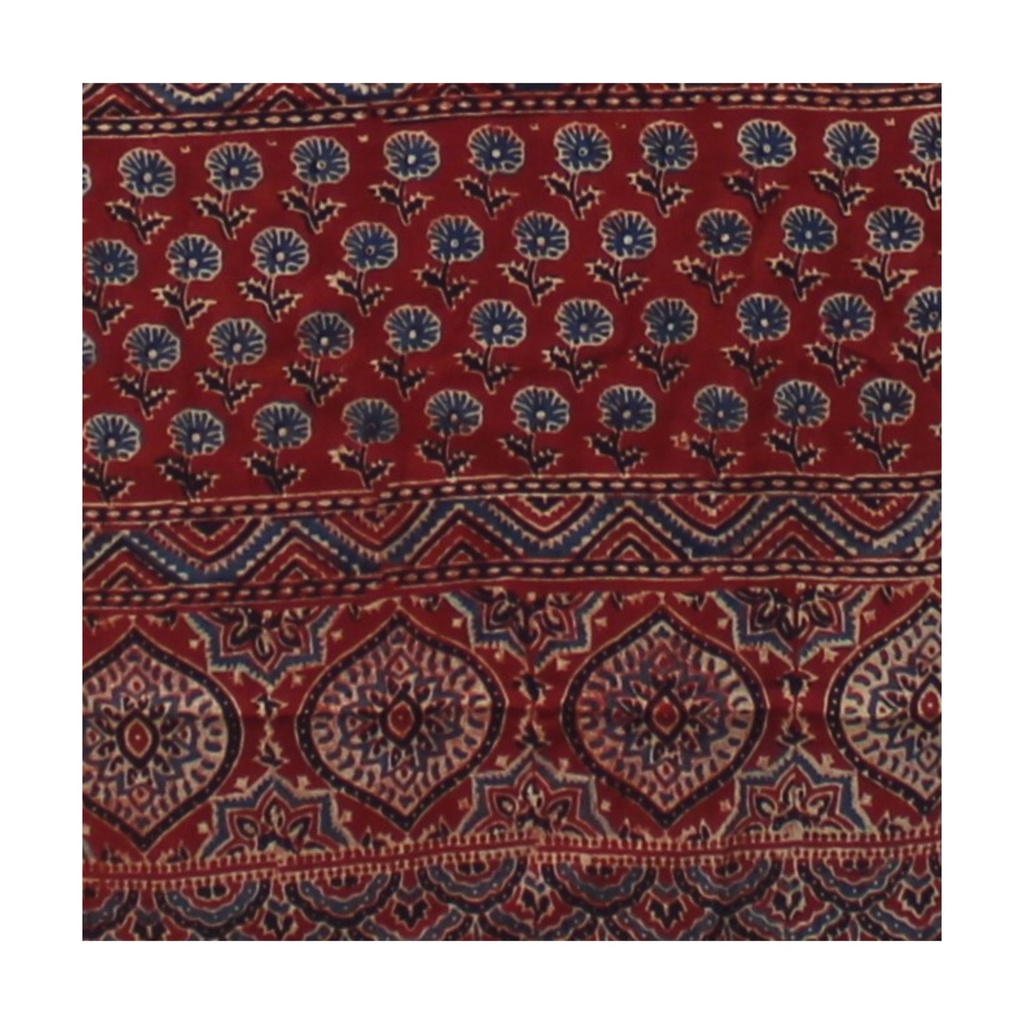 Hand Block Print Modal Silk Stole