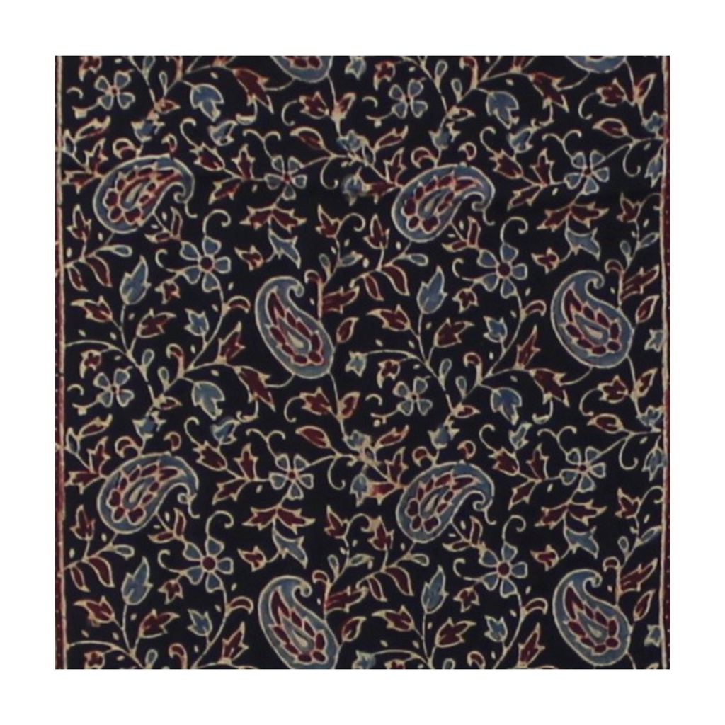 Hand Block Print Modal Silk Stole