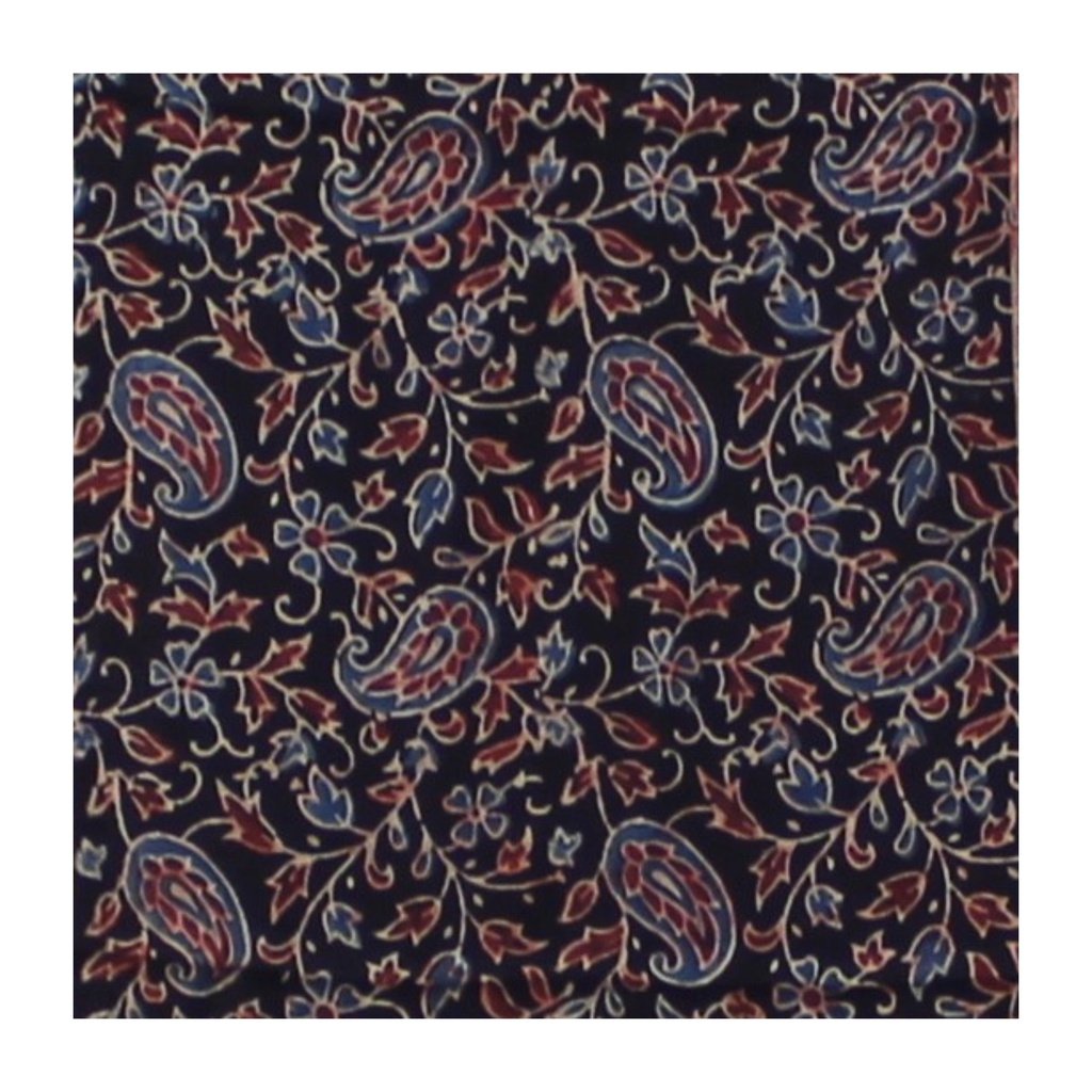 Hand Block Print Modal Silk Stole