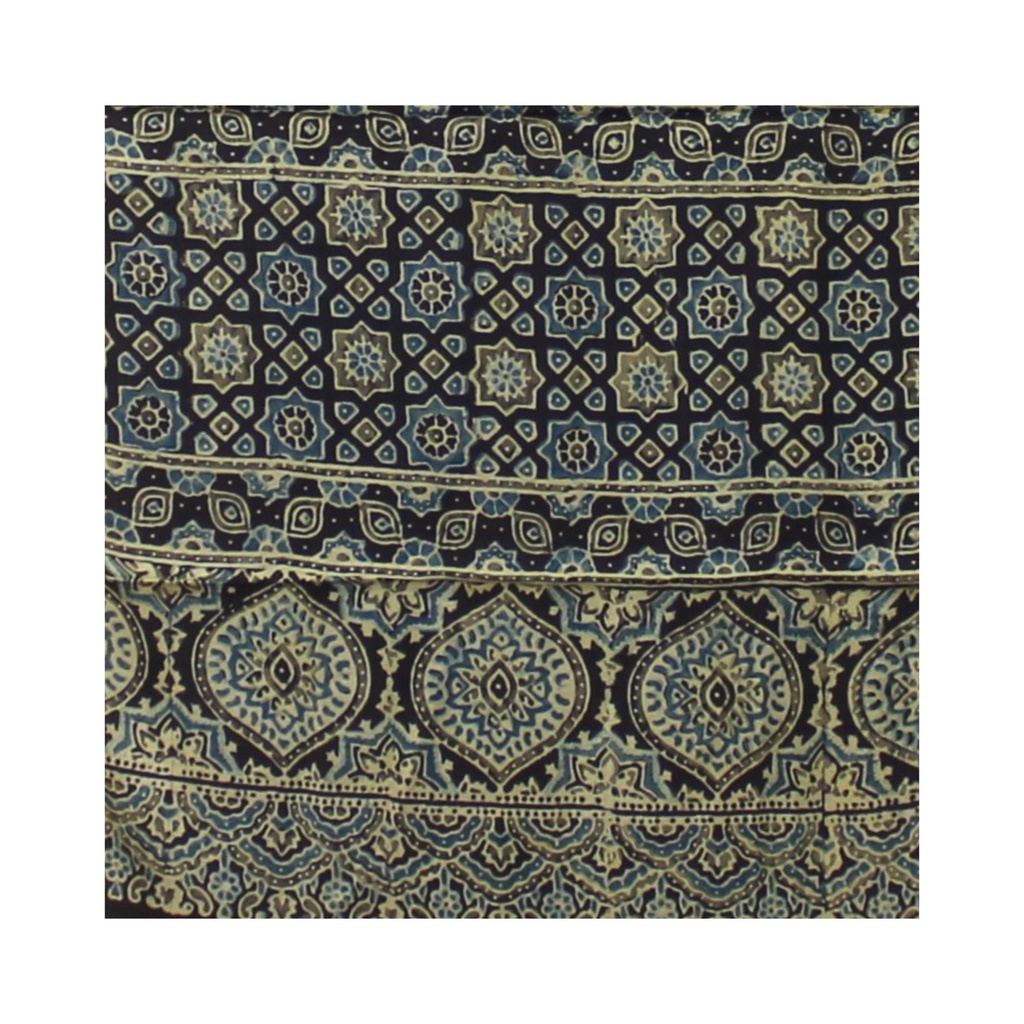Hand Block Print Modal Silk Stole