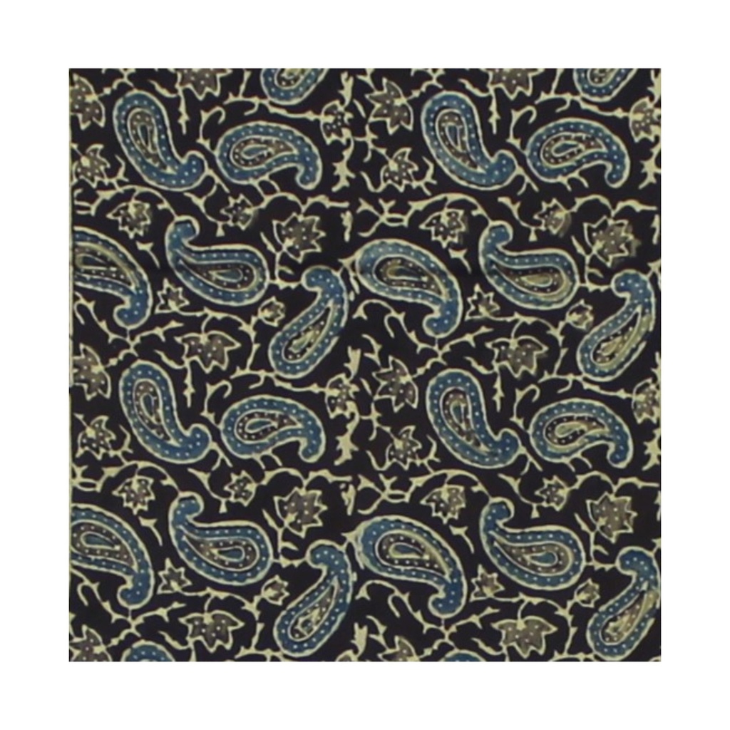 Hand Block Print Modal Silk Stole