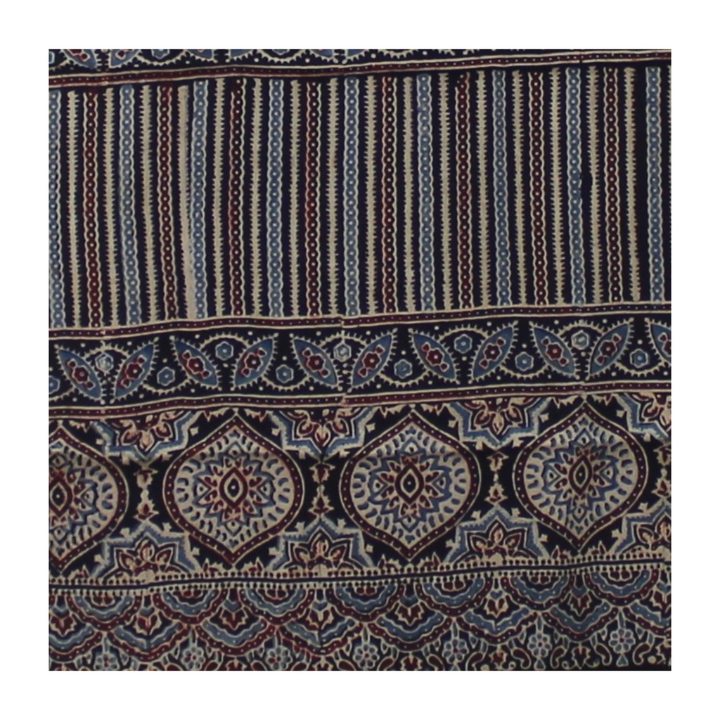 Hand Block Print Modal Silk Stole