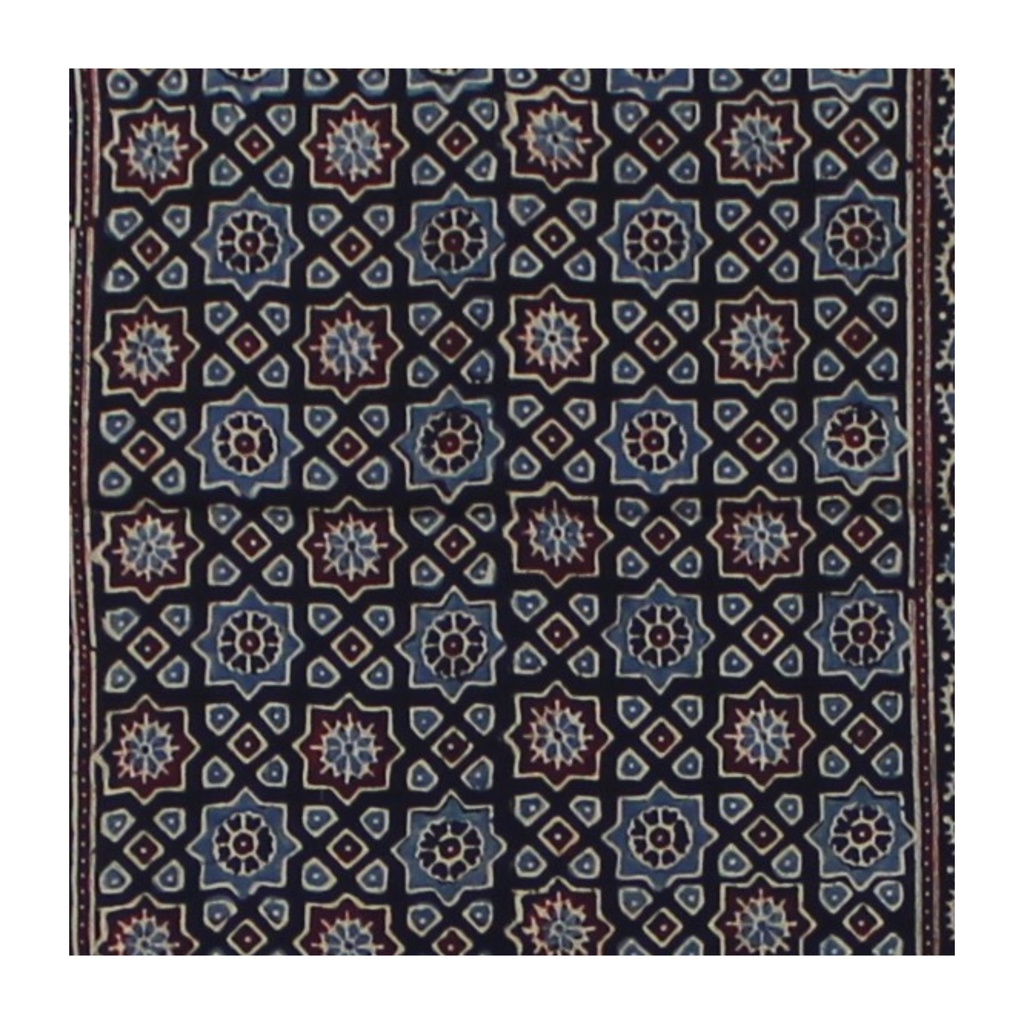 Hand Block Print Modal Silk Stole