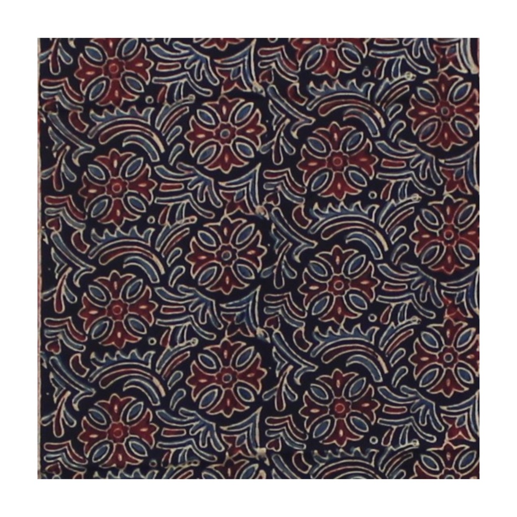 Hand Block Print Modal Silk Stole