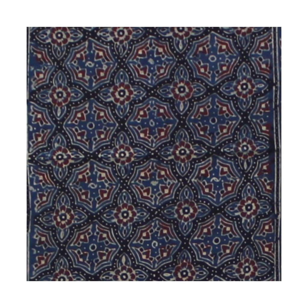 Hand Block Print Modal Silk Stole