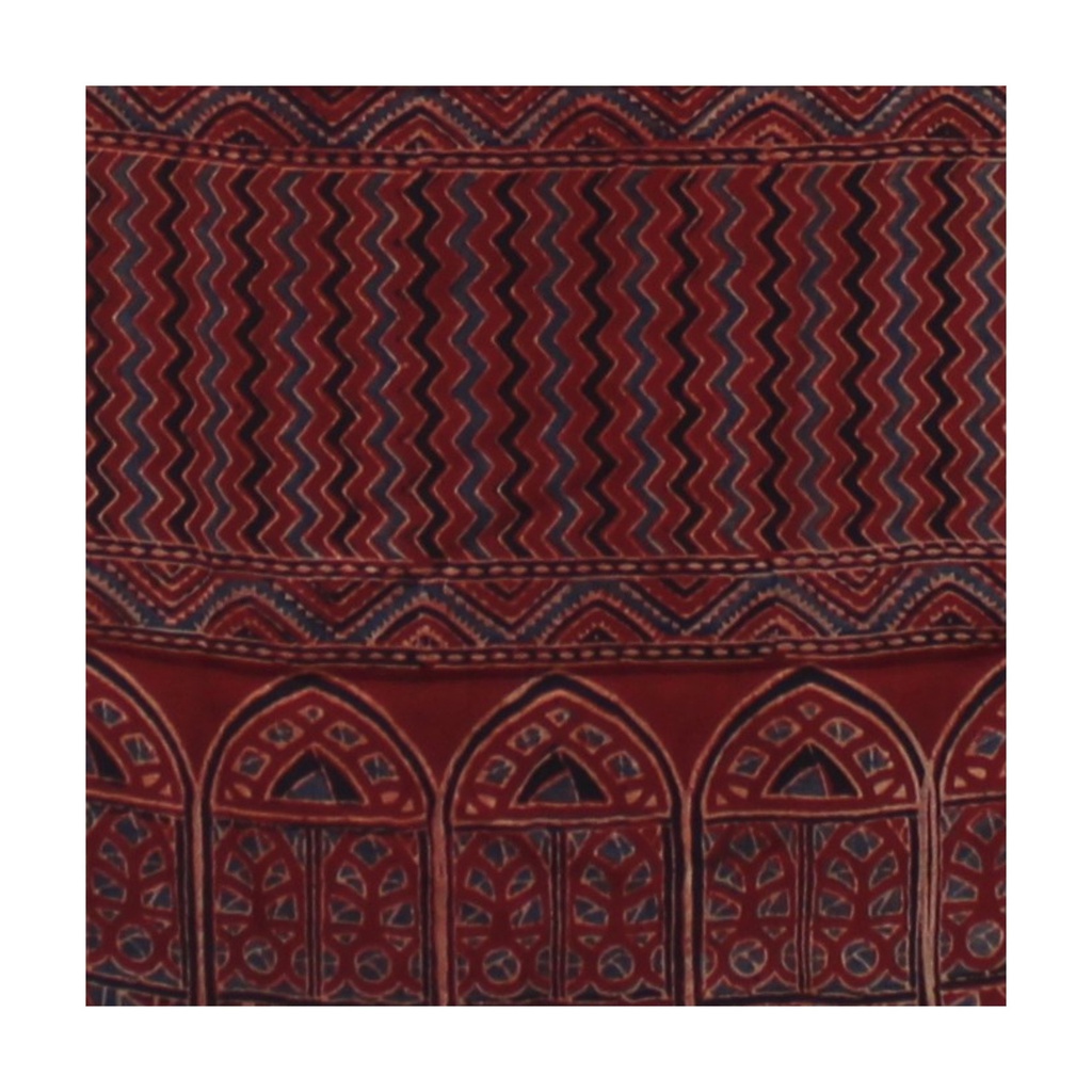 Hand Block Print Modal Silk Stole